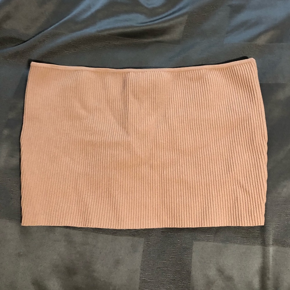 NWT PacSun Kendall&Kylie tan bandeau shirt